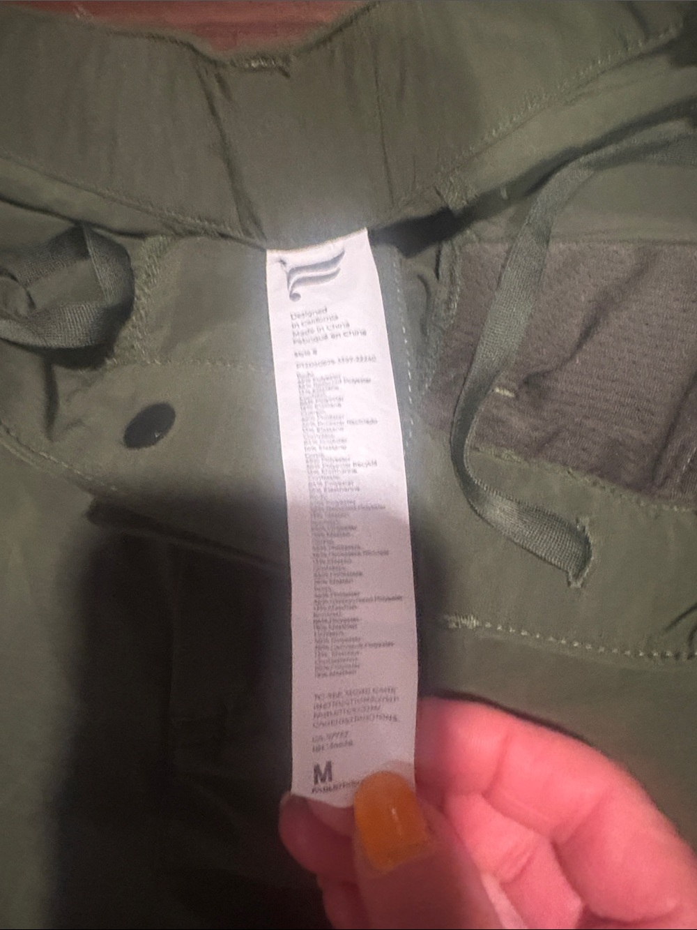 Fabletics The One Pant, Olive Green polyester Chino/ golf Pants - Picture 2 of 6